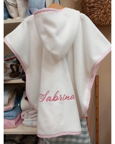 Accappatoio Poncho in spugna di bamboo