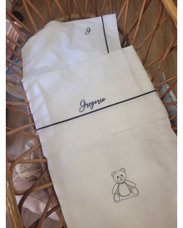 Completo in cotone per carrozzina