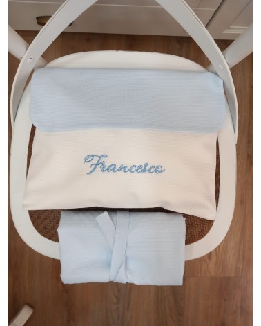 Coordinato per il Cambio, busta nascita e fasciatoio portatile