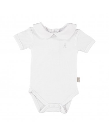 Body mezza manica bamboo con colletto