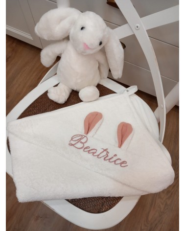 Accappatoio Quadrato Rabbit in spugna di cotone